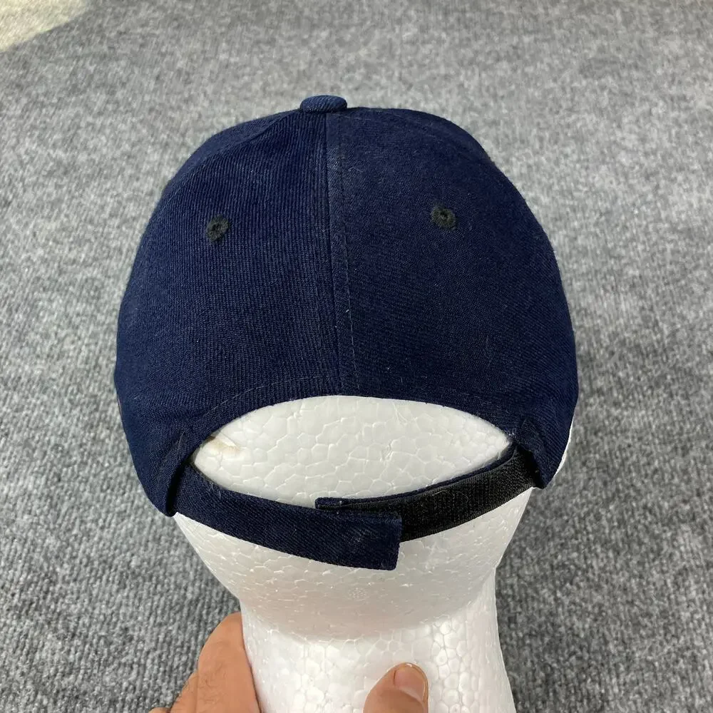 Denver Broncos Hat Navy Blue Adjustable Wool Blend NFL Football Cap‎